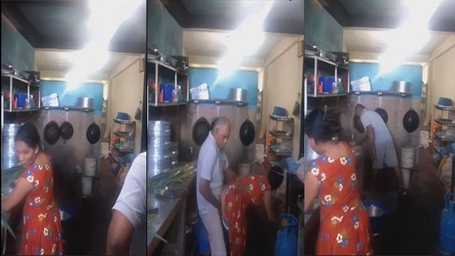 Horny Old Man Fucking On Kitchen HD